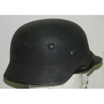 SE 64 single decal Luftwaffe M 40 steel helmet. Espenlaub militaria