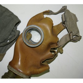 RKKA Gasmasker BN- MT4, zeldzame variant met vroege oorlog gewijzigd masker MOD-08. Espenlaub militaria