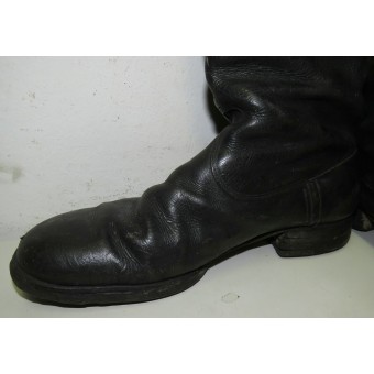 Soviet Pre war long leather boots. Espenlaub militaria