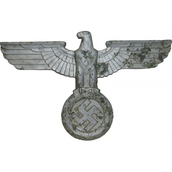 3ème aigle de train du Reich pour la voie étroite des chemins de fer locomotives ou des bus de courrier. 40 cm.. Espenlaub militaria