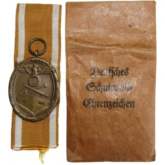 Deutsches Schutzwall Ehrenzeichen nel pacchetto Moritz Hausch. Westwall.. Espenlaub militaria