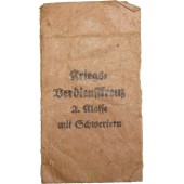 Пакет Kriegsverdienstkreuz 2. Klasse mit Schwertern 1939. Ferdinand Wiedman