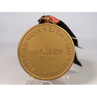 Medalj Anschluss Sudeten 1 oktober 1938.. Espenlaub militaria
