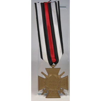 WW 1 croix commémorative w épées / 1914-1918 - AD.B.L. marquée pour Adolf Baumeister. Espenlaub militaria