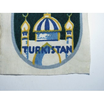 3er Reich voluntario extranjero escudo del brazo de la Legión Turkestán. Espenlaub militaria