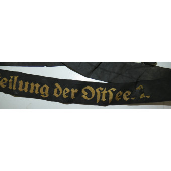 Лента на бескозырку Кригсмарине 1 Schiffsstammabteilung der Ostsee 1. Espenlaub militaria
