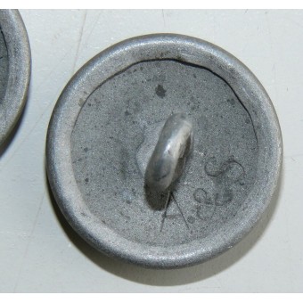 Las correas del hombro botones numerados, con número de registro de la Wehrmacht 6. Espenlaub militaria