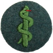 Third Reich Police trade patch: Military medical service