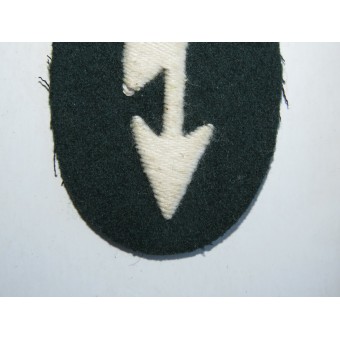 Wehrmachts signals sleeve patch in the infantry unit. Espenlaub militaria