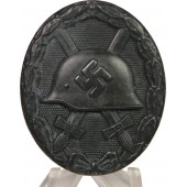 Zwart gewikkelde badge 1939. 16 gemarkeerd. Staal. Alois Rettenmeyer