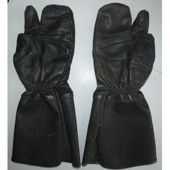 Leather gloves, winter,  Red Army armored troops. Espenlaub militaria