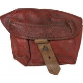 Universal ammo-pouch M1941 for RKKA rifles. Red-brown leather