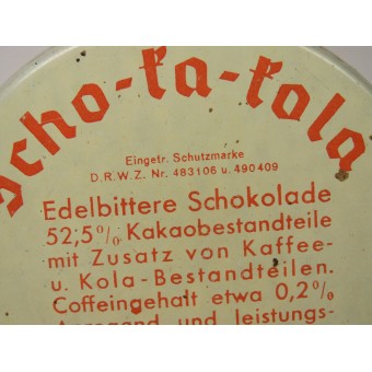 El chocolate Scho-ka-kola para el ejército alemán de 1941. Cerca de la menta!. Espenlaub militaria