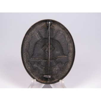 1939 Medalla de herido en negro. Acero. Espenlaub militaria
