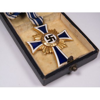 Ehrenkreuz der Deutschen Mutter en oro. G. agosto Tham Gablonz. Espenlaub militaria