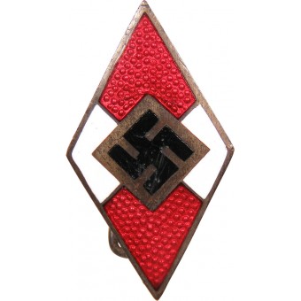 Hitler Youth -jäsenmerkki Otto Hoffmann. Varhain. Espenlaub militaria