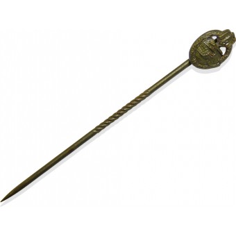 Miniatuurtank Assault Badge in Bronze. 9,5 mm. Espenlaub militaria
