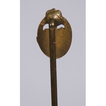 Insigne dassaut réservoir miniature en bronze. 9,5 mm. Espenlaub militaria