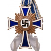Mother's cross from the period of the 3rd Reich. Bronze