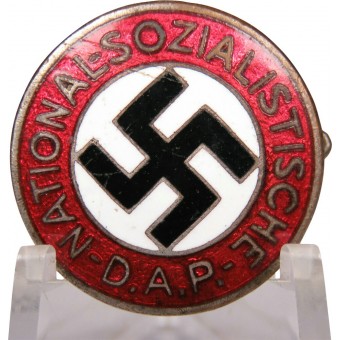 NSDAP-medlemsmärke Deschler & Sohn München GES.GESCH. Espenlaub militaria