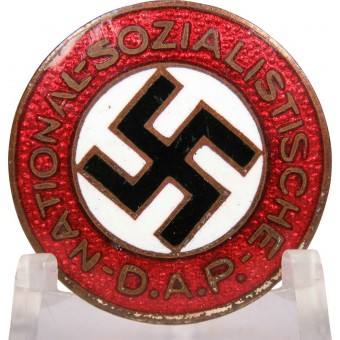 Een van de vroege problemen van het NSDAP Party Lid Badge. GES.GESCH. Espenlaub militaria