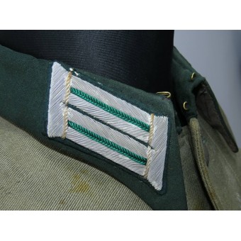 Wehrmacht Heer Jäger summer Eastern front field tunic. Oblt Henne. Espenlaub militaria