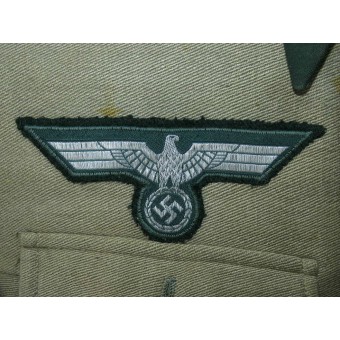 Wehrmacht Heer Jäger été de lEst tunique sur le terrain avant. oblt Henne. Espenlaub militaria