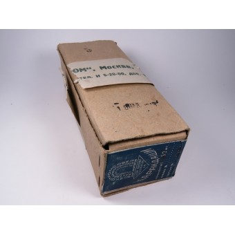1938 Anti-figning potlood in een houten kist voor een gasmasker BN T. Espenlaub militaria