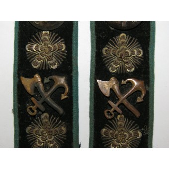 Collar tabs of the Privy Councilor of the Ministry of Railways (1885-1903) or Minister. Espenlaub militaria
