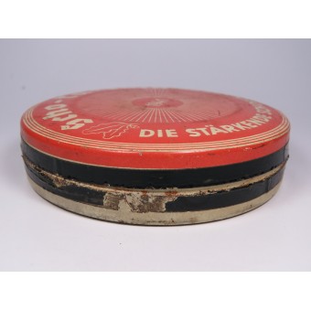 Tin can of Wehrmacht chocolate Scho-ka-Cola. 1941 year. Hildebrandt. Espenlaub militaria