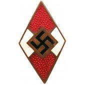 Insignia de un miembro de las Juventudes Hitlerianas 75 RZM Otto Schickle