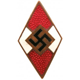 Märke för en medlem av Hitlerjugend 75 RZM Otto Schickle. Espenlaub militaria