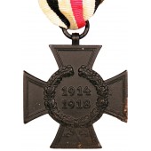 Ehrenkreuz des Weltkriegs für Witwen 50 R.V. PFORZHEIM. Железо в чернении