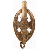 <p>Distintivo di membro della Nationalsozialistische Kriegsopferversorgung NSKOV. Deschler München GES GESCH 31 mm. Nelle mani sembra migliore. tombak</p>
