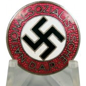 Insignia del partido NSDAP M1/34 Karl Wurster. Tipo lazo de solapa