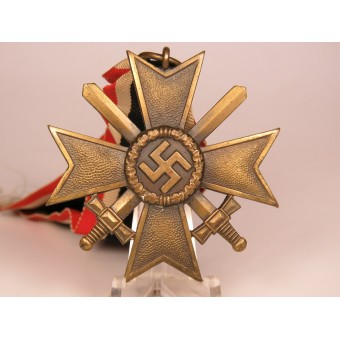Croce al merito di guerra con spade 1939 PKZ 38 Josef Bergs. Espenlaub militaria