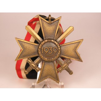 Croix du mérite de guerre avec épées 1939 PKZ 38 Josef Bergs. Espenlaub militaria