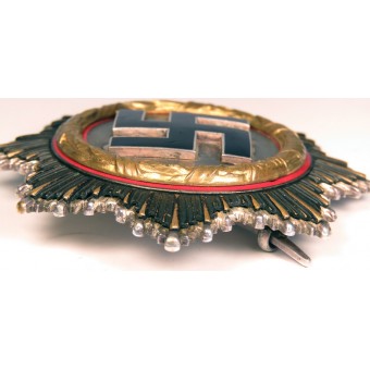Deutsches Kreuz in Gold-C.F. Zimmermann, Pforzheim PKZ 20 marcado. Espenlaub militaria