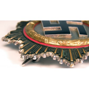 Deutsches Kreuz in Gold-C.F. Zimmermann, Pforzheim PKZ 20 marcato. Espenlaub militaria