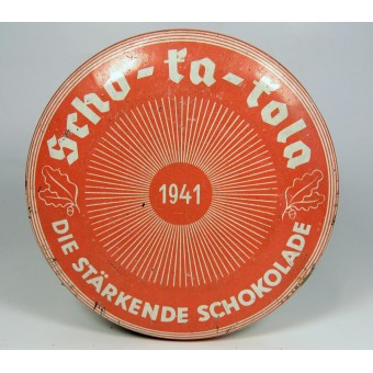 Boîte de chocolat de larmée allemande de la Seconde Guerre mondiale pour la Wehrmacht Sch-Ka-Kola 1941. Espenlaub militaria