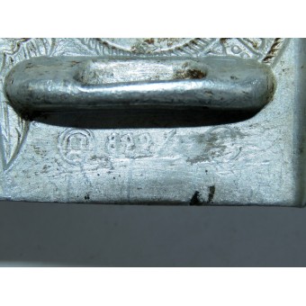 Hebilla de aluminio SS RZM 822/37, fabricante - Richard Sieper. Espenlaub militaria