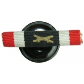 Boutonnière ruban barrette de la Croix du Mérite de Guerre1939