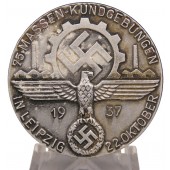 DAF 75 Massen-Kundgebung a Lipsia 22. Ottobre 1937 Gettone