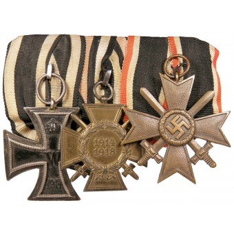 Medaljspänne från en veteran från första världskriget som tilldelats järnkorset 1914. Espenlaub militaria