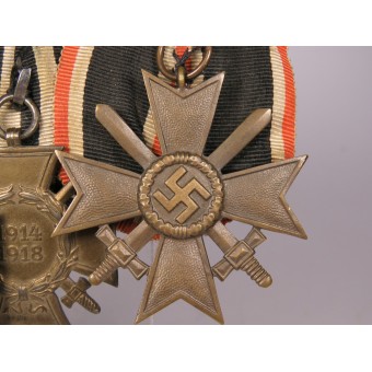 Barrette de médaille dun vétéran de la Première Guerre mondiale décoré de la Croix de fer 1914. Espenlaub militaria