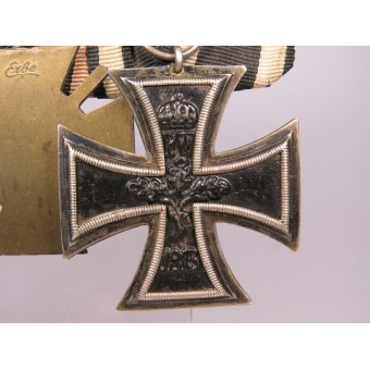 Medaillon van een WO1 veteraan onderscheiden met het IJzeren Kruis 1914. Espenlaub militaria