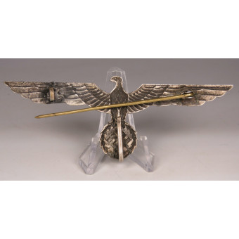 Officer breast eagle for white summer uniform. Espenlaub militaria