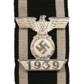 Wiederholungsspange 1939 für das Eiserne Kreuz 2. Klasse 1914 Deumer