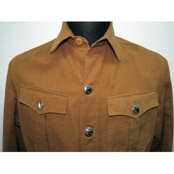 Chemise marron des SA (NSDAP) et des premiers SS. Espenlaub militaria