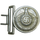 Aluminium buckle for the SS command staff. Overhoff